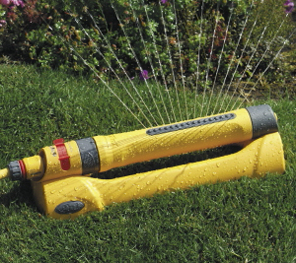 Hozelock Aquastorm Lawn Garden Sprinkler 2n1 Garden and Greenhouse